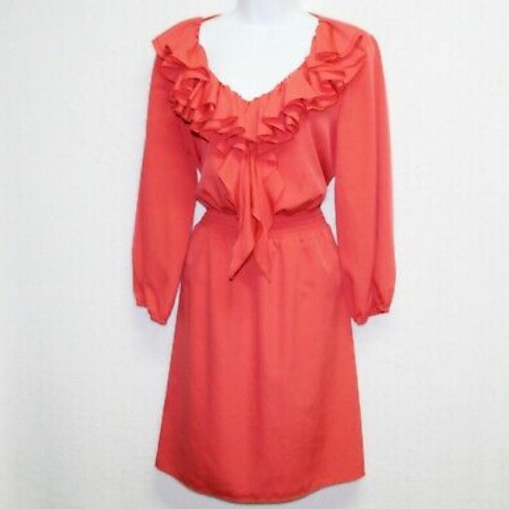 Gianni Bini Ruffle Peasant Dress